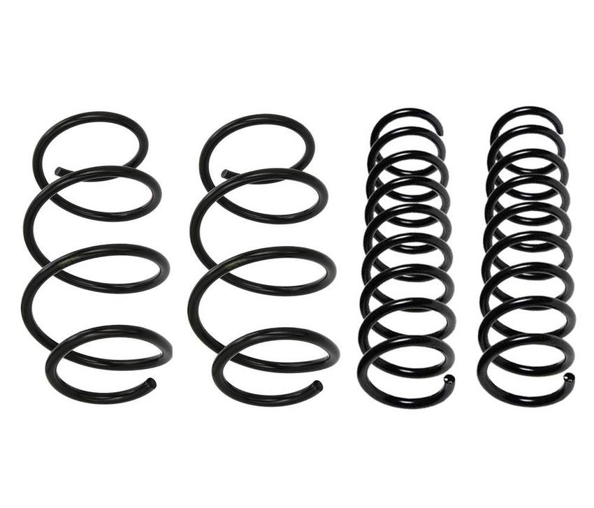 BMW Coil Spring Kit – Front and Rear (with Standard Springs) (without Mtech) 33531093634 – Lesjofors 4007197KIT