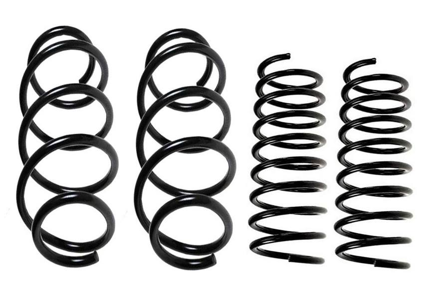 BMW Coil Spring Kit – Front Standard and Rear Heavy Duty (without Mtech) – Lesjofors 4007228KIT