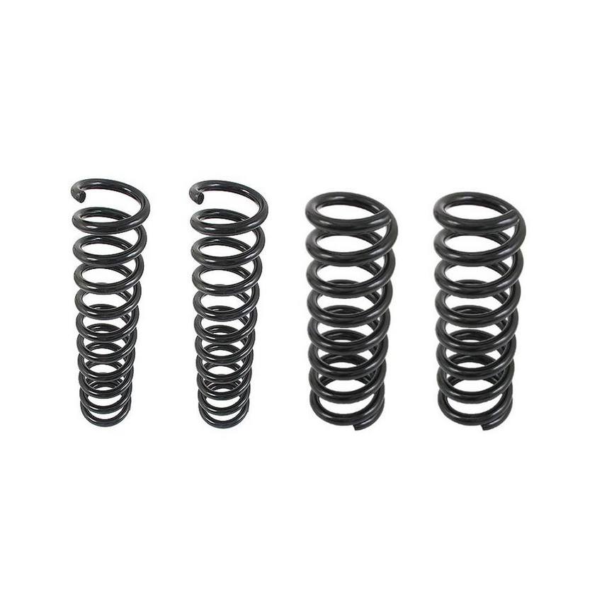 Mercedes Coil Spring Kit – Front Standard and Rear Heavy Duty (without Leveling Control) 140321250428 – Lesjofors 4007434KIT