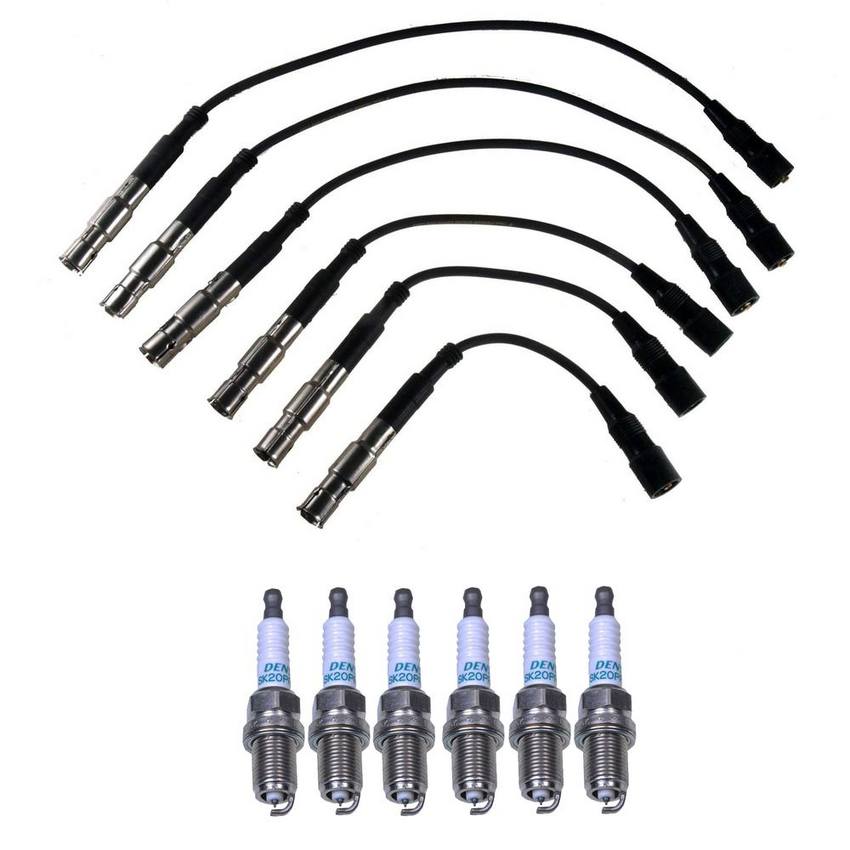 Audi Ignition Wire Kit (7mm) (6 Pieces) – 101000063AA – Denso