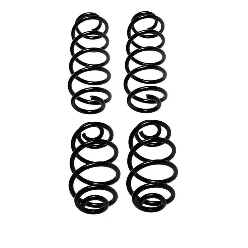 VW Coil Spring Kit – Front and Rear (without Sports Suspension) 8D0411105AQ – Lesjofors 4007658KIT