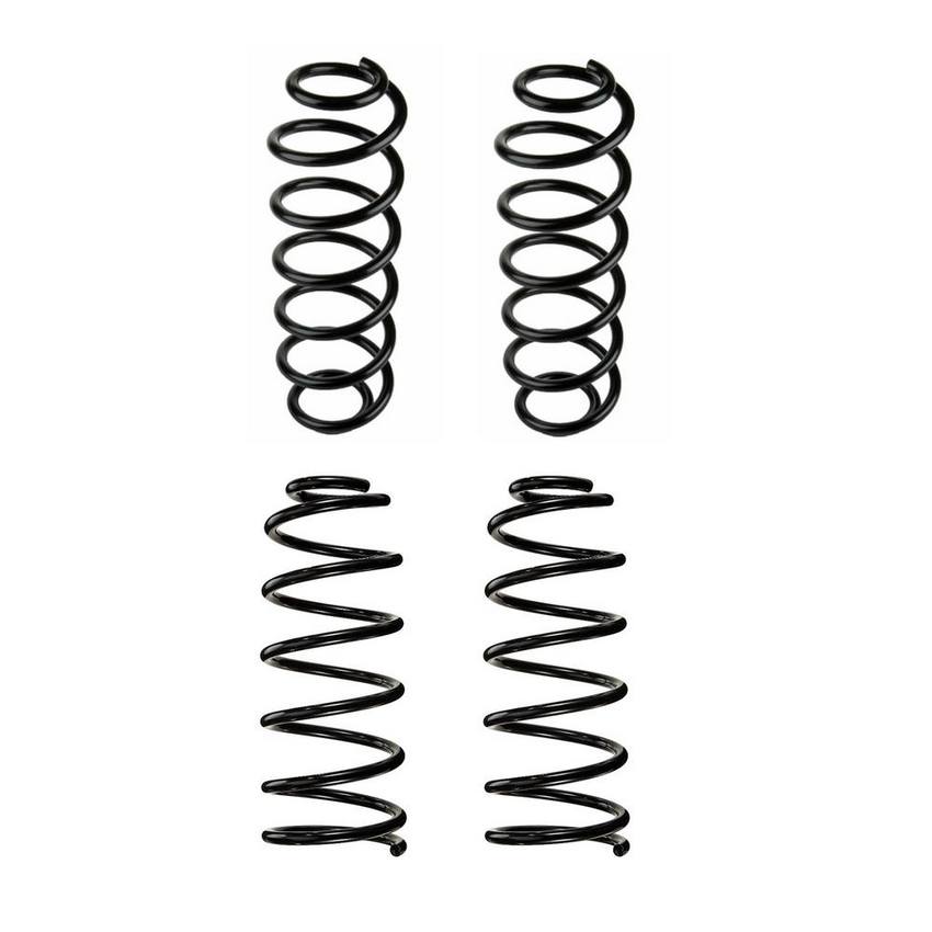 VW Coil Spring Kit – Front and Rear (Standard Springs) 357411105T – Lesjofors 4007670KIT