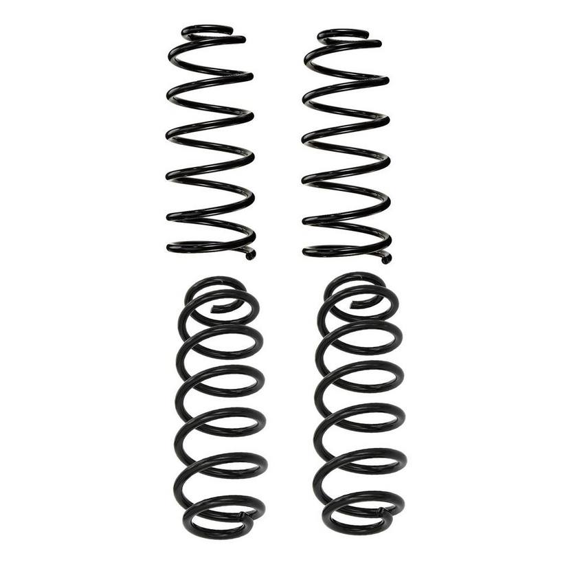 VW Coil Spring Kit – Front Standard and Rear Heavy Duty 357411105T – Lesjofors 4008658KIT