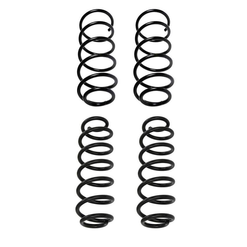 VW Coil Spring Kit – Front Standard and Rear Heavy Duty 1J0411105 – Lesjofors 4008663KIT