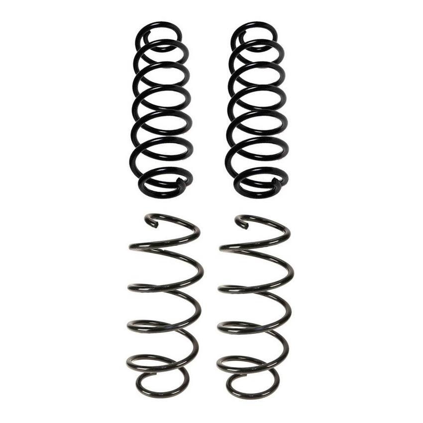 VW Coil Spring Kit – Front and Rear (without Heavy Duty) 1K0511115GA – Lesjofors 4008671KIT