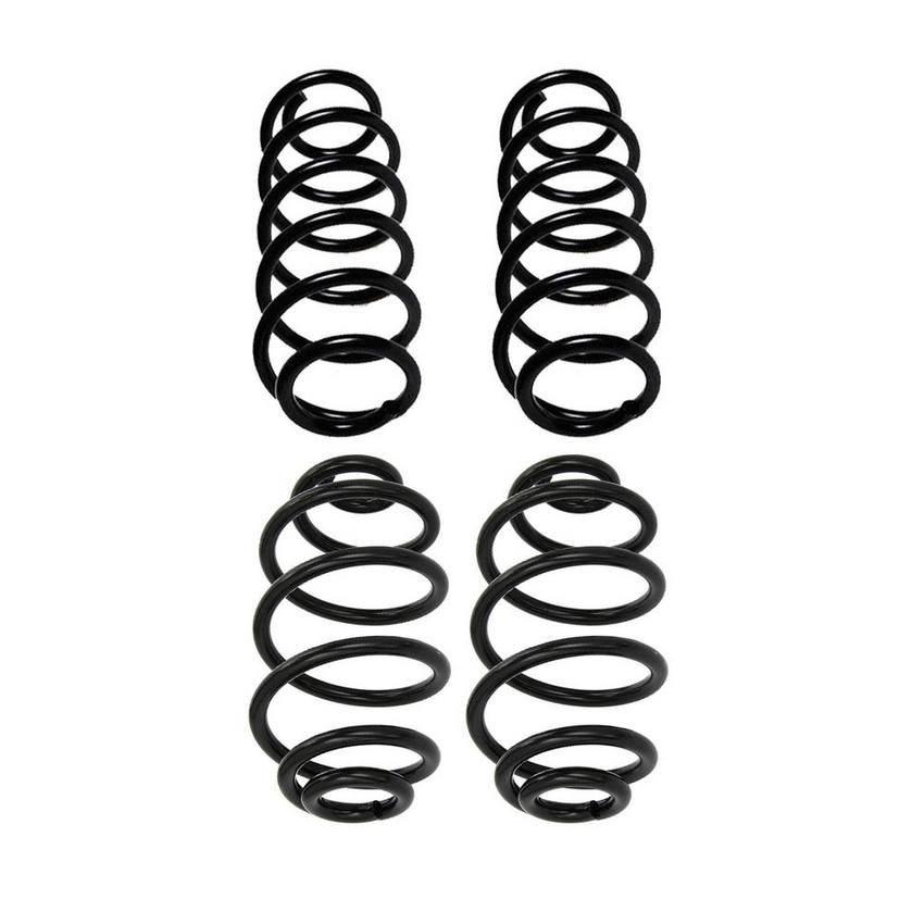 Audi Coil Spring Kit – Front and Rear (without Sports Suspension) 8D0411105AQ – Lesjofors 4008677KIT