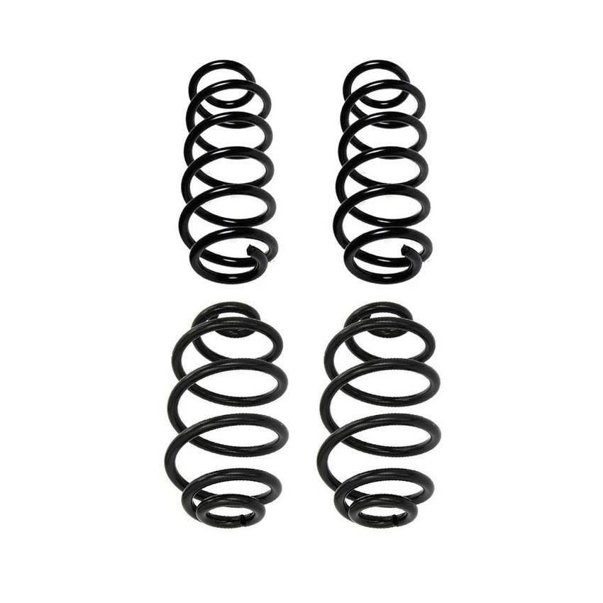 VW Coil Spring Kit – Front and Rear (without Sports Suspension) – Lesjofors 4008950KIT