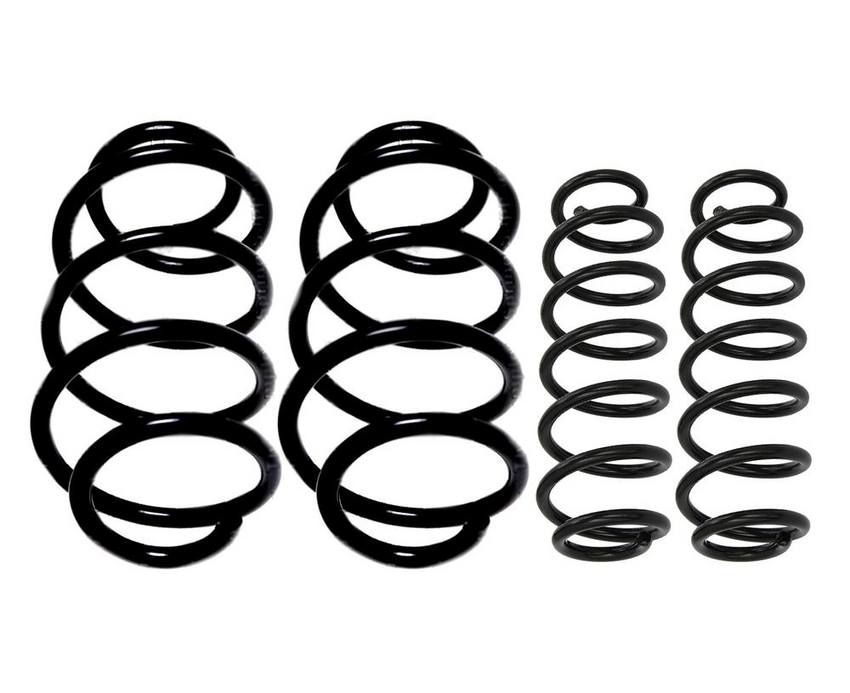 VW Coil Spring Kit – Front Standard and Rear Heavy Duty 1K0411105EC – Lesjofors 4009079KIT