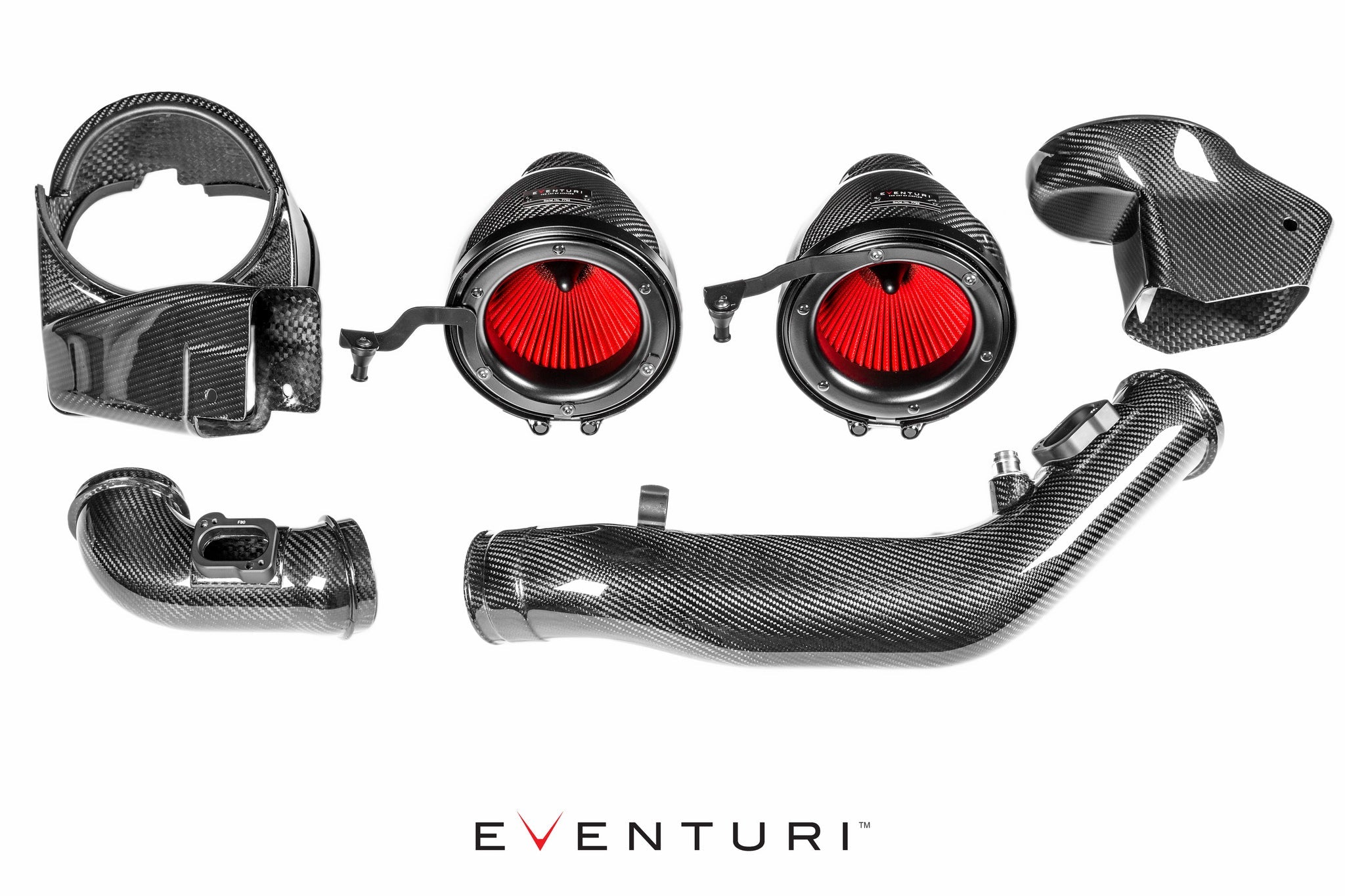 Eventuri BMW F87 M2 Competition / M2 CS S55 Black Carbon Intake System