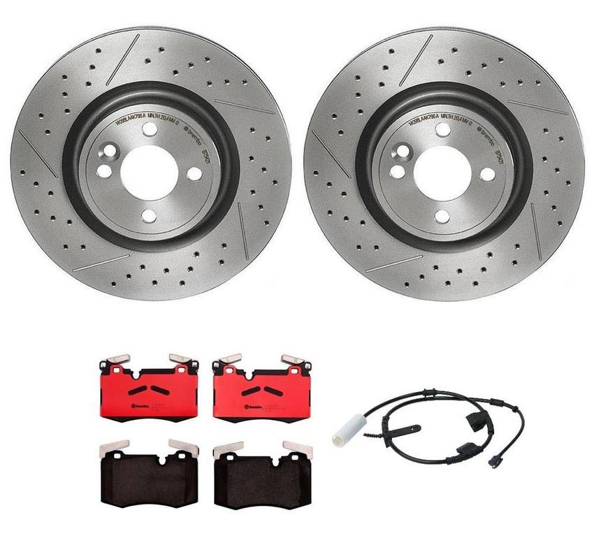 Brembo Brake Pads and Rotors Kit – Front (316mm) (Ceramic)