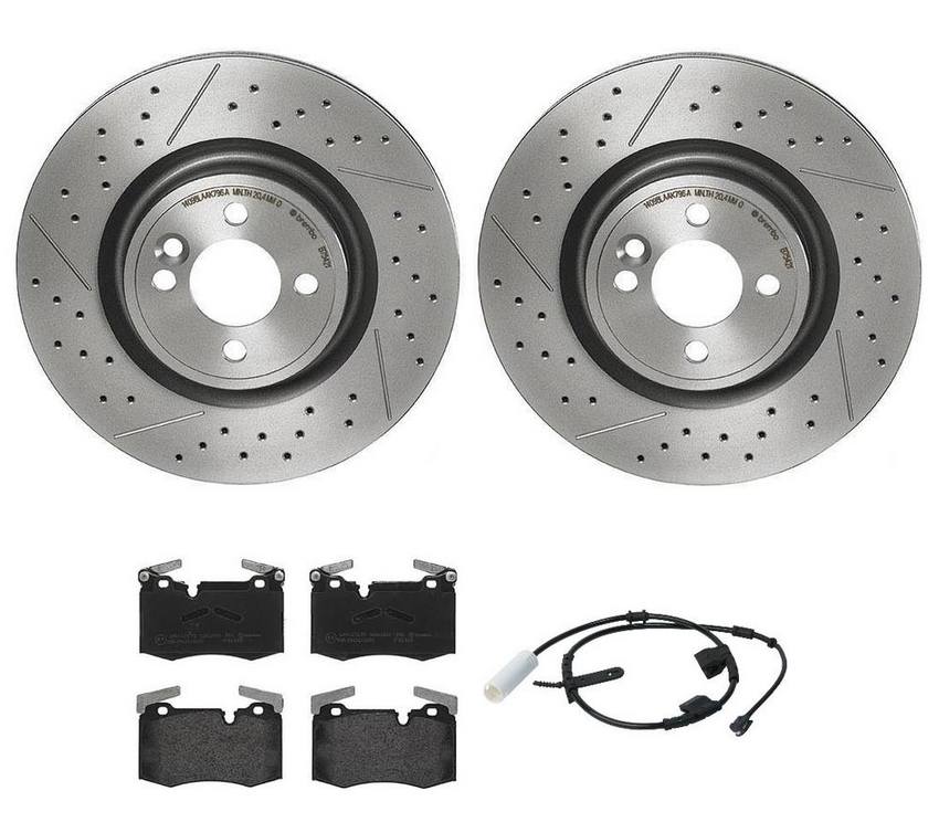 Mini Brakes Kit – Brembo Pads and Rotors Front (316mm) (Low-Met) 34356792572 – Brembo 4014930KIT