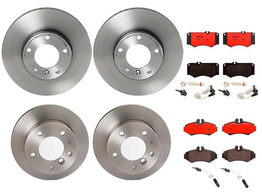 Brembo Brake Pads and Rotors Kit – Front and Rear (315mm/272mm) (Ceramic)