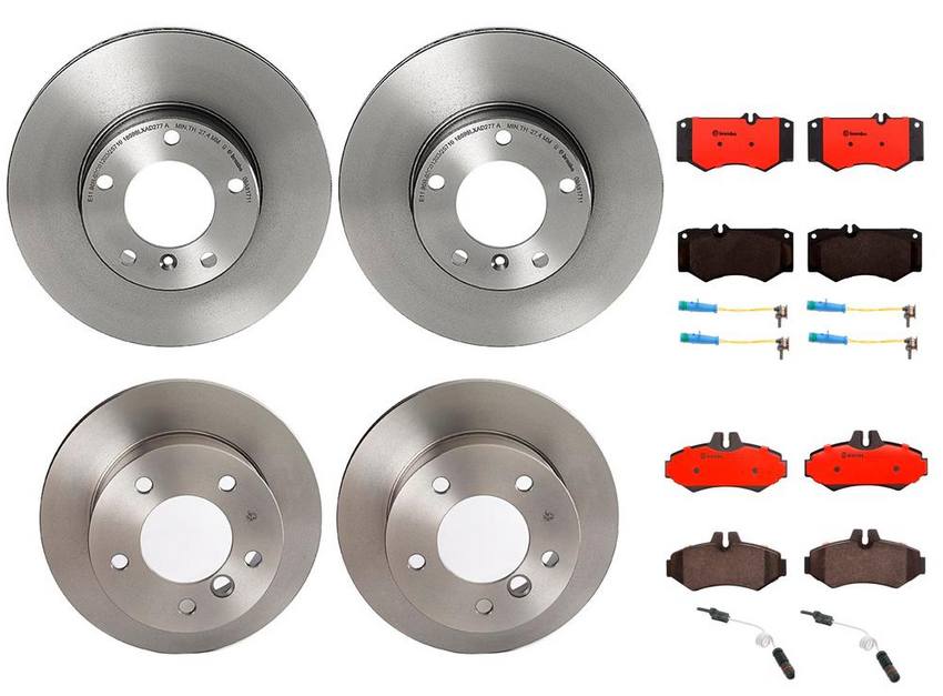 Brembo Brake Pads and Rotors Kit – Front and Rear (315mm/272mm) (Ceramic)