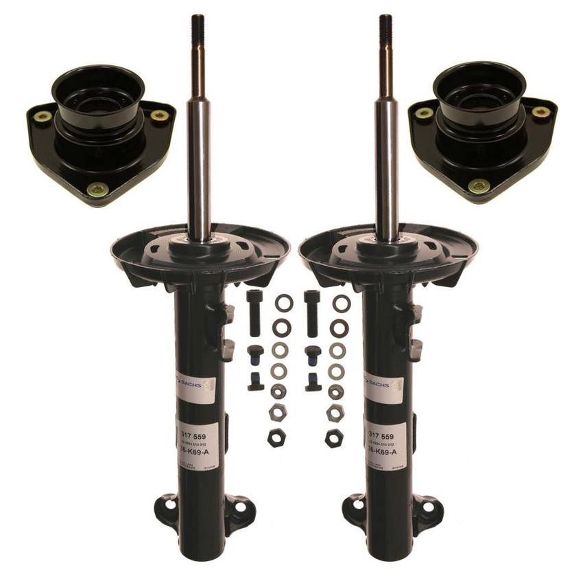 Mercedes Suspension Strut Assembly Kit – Front – Sachs 4015264KIT