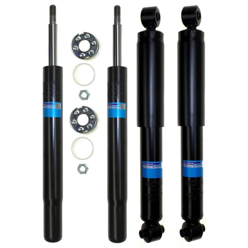 VW Suspension Strut and Shock Absorber Assembly Kit – Front and Rear – Sachs 4015305KIT