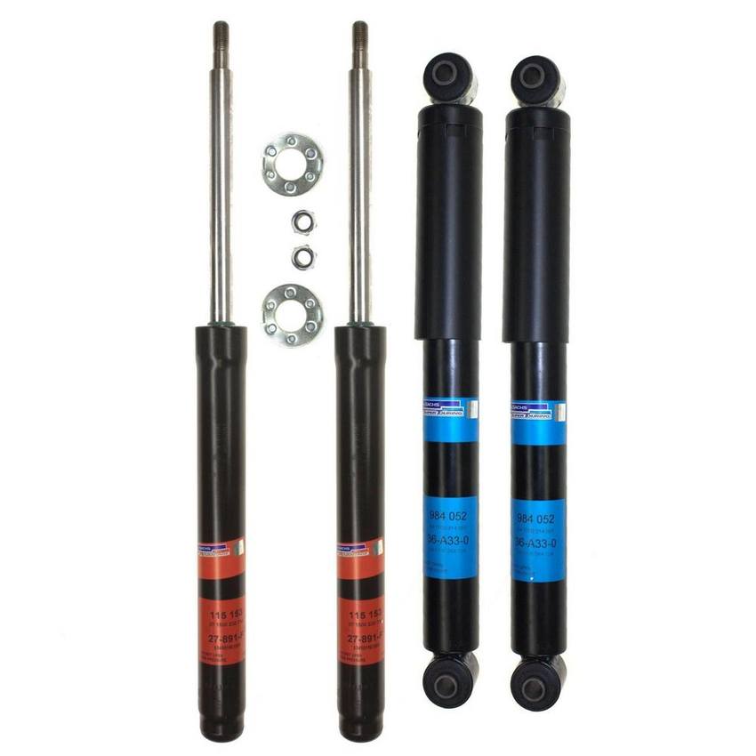 Porsche Suspension Strut and Shock Absorber Assembly Kit – Front and Rear – Sachs 4015369KIT