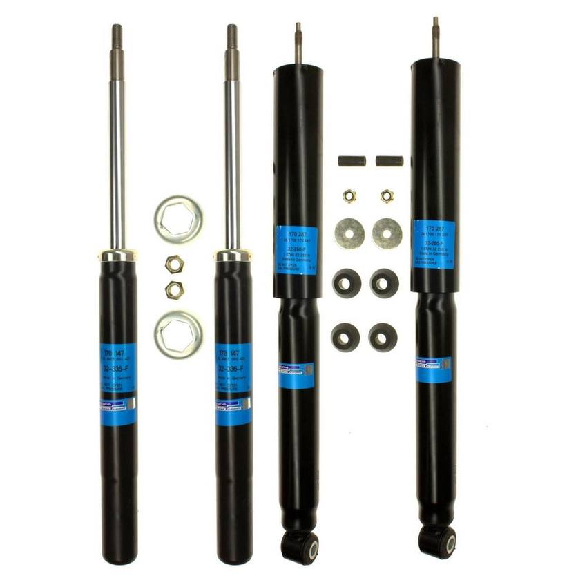 Porsche Suspension Strut and Shock Absorber Assembly Kit – Front and Rear 91134191311 – Sachs 4015371KIT