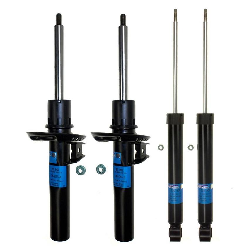 VW Suspension Strut and Shock Absorber Assembly Kit – Front and Rear 1T0413031EQ – Sachs 4015404KIT