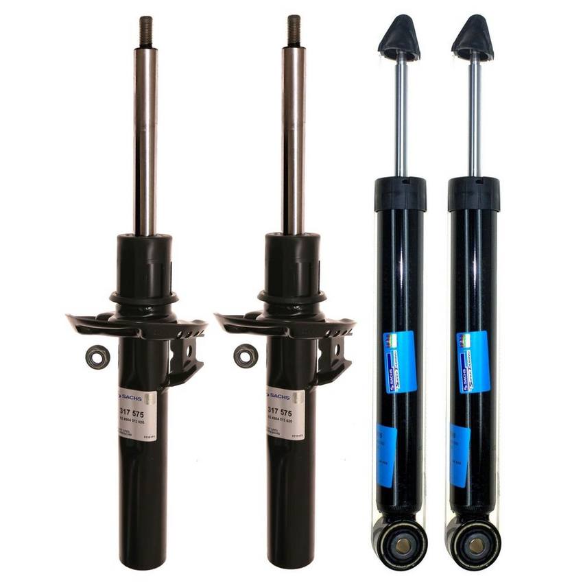 VW Suspension Strut and Shock Absorber Assembly Kit – Front and Rear 1K0513029FT – Sachs 4015434KIT