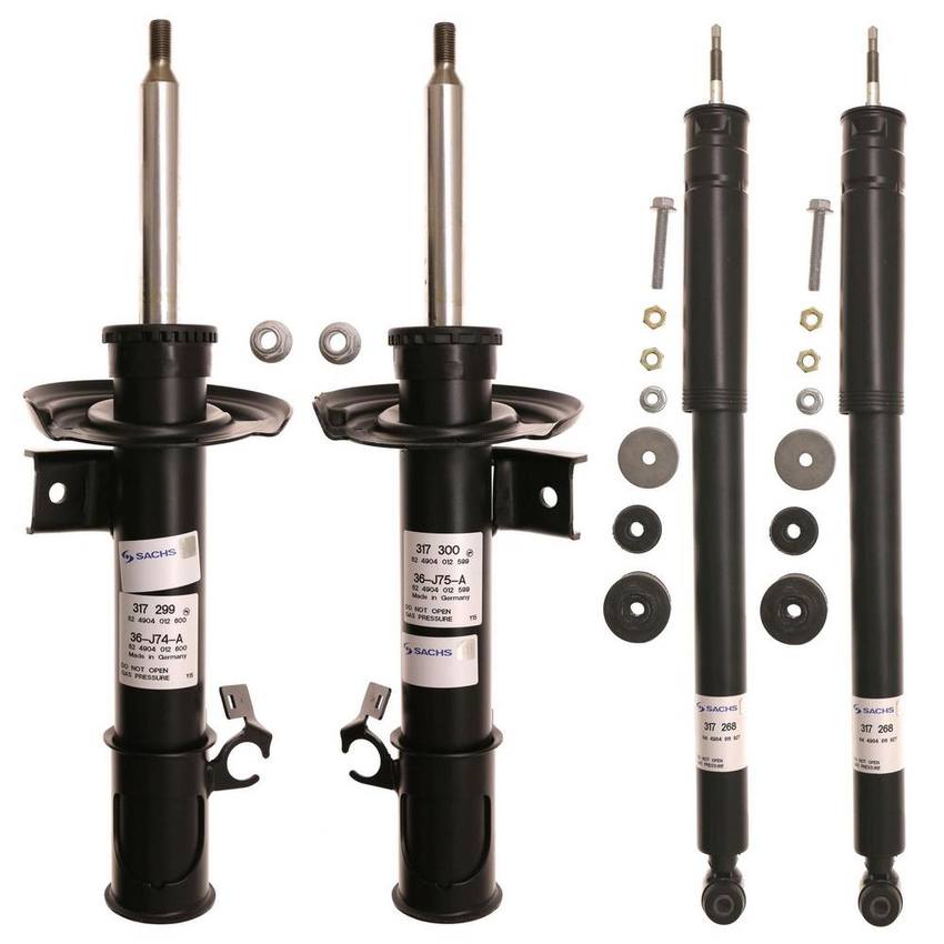 Mercedes Shock Absorber Kit – Front and Rear – Sachs 4015585KIT