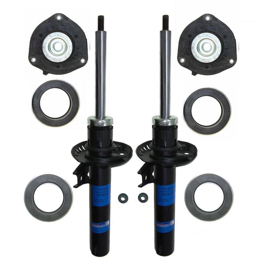 VW Suspension Strut Assembly Kit – Front (With Standard Suspension) 1T0413031GG – Sachs 4015641KIT