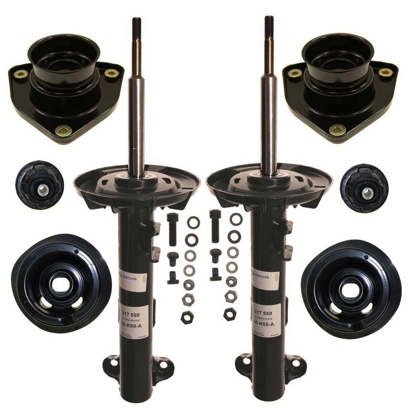 Mercedes Suspension Strut Assembly Kit – Front – Sachs 4015648KIT