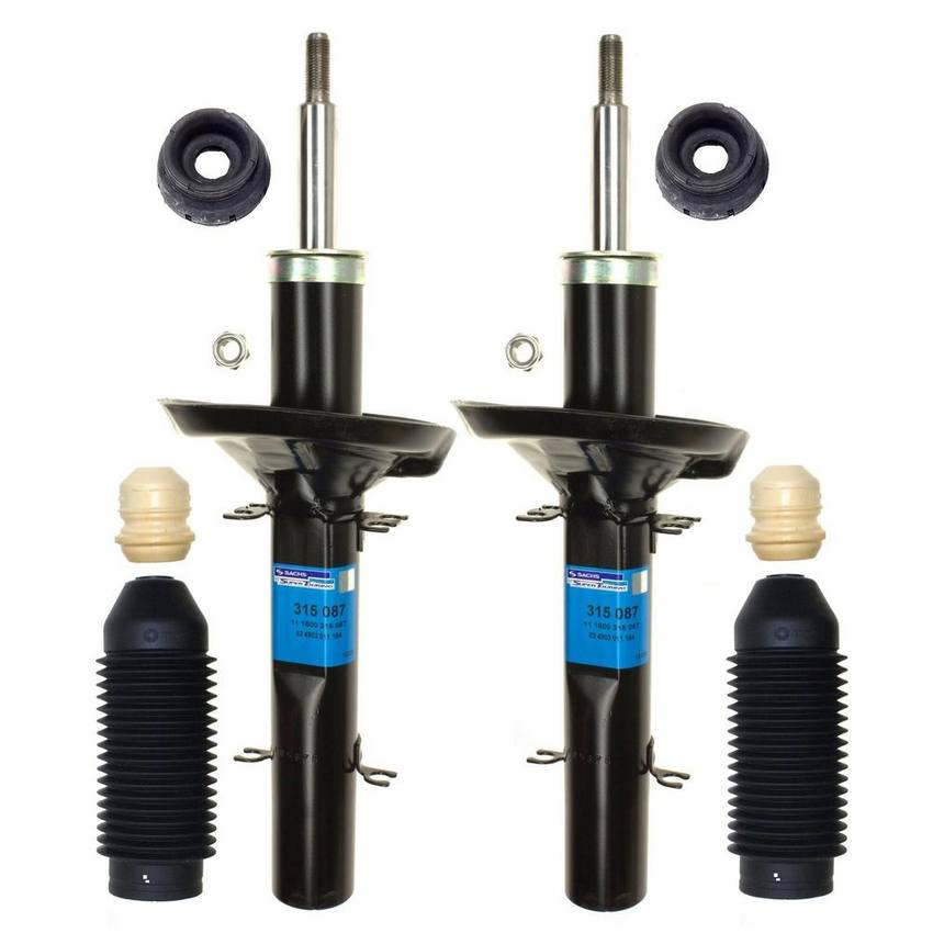 VW Suspension Strut Assembly Kit – Front (German Version) 1J0412331C – Sachs 4015727KIT