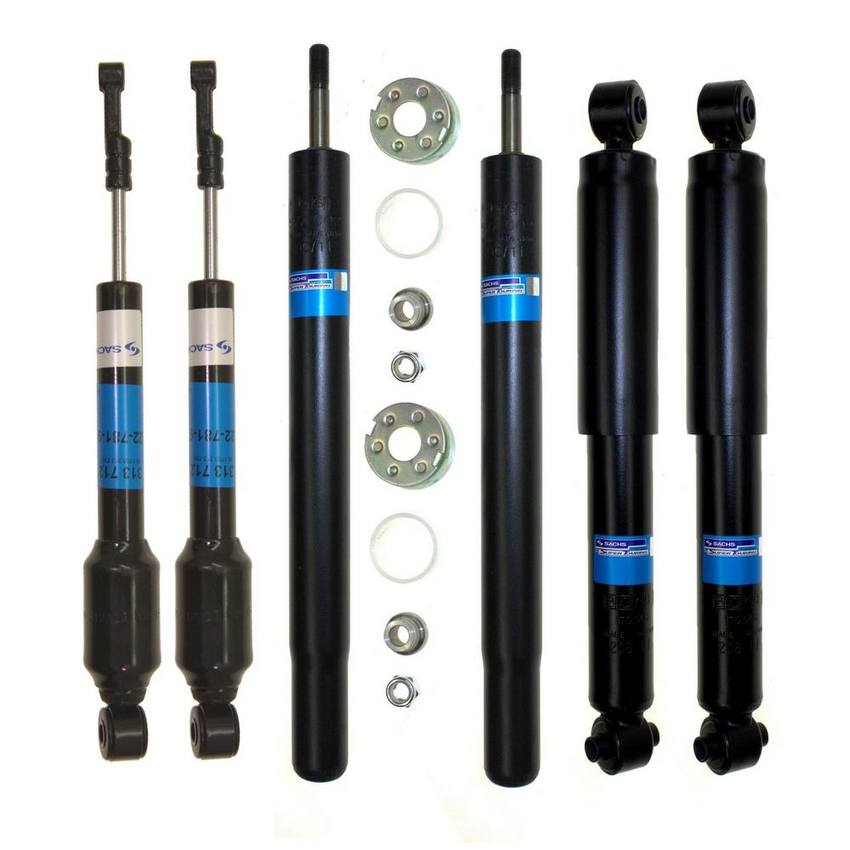 VW Suspension Strut and Shock Absorber Assembly Kit – Front and Rear – Sachs 4018827KIT