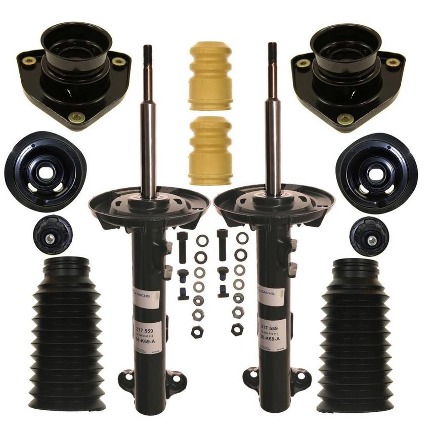 Mercedes Suspension Strut Assembly Kit – Front – Sachs 4019140KIT