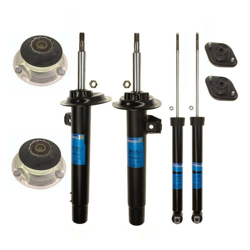 BMW Suspension Strut and Shock Absorber Assembly Kit – Front and Rear (With Standard Suspension)