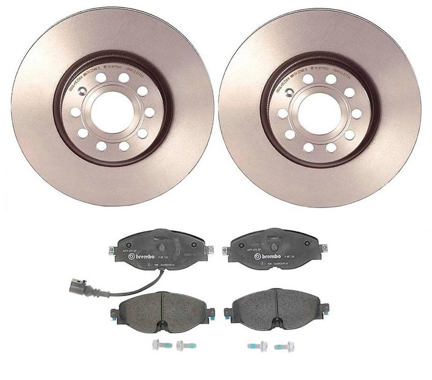 Audi Brake Kit – Pads and Rotors Front (312mm) (Ceramic) 8V0698151G – Brembo 4026468KIT