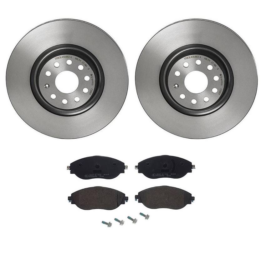 VW Brakes Kit – Brembo Pads and Rotors Front (340mm) (Low-Met) 8S0615301D – Brembo 4026500KIT