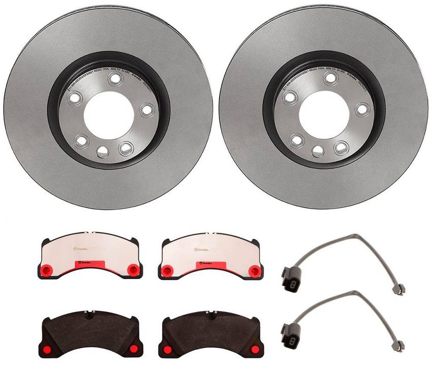 Porsche Brembo Brakes Kit – Pads and Rotors Front (360mm) (Ceramic) 7P0698151C – Brembo 4028251KIT