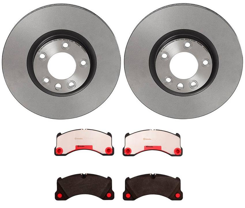 VW Brakes Kit – Brembo Pads and Rotors Front (360mm) (Ceramic) 7P0698151C – Brembo 4028364KIT