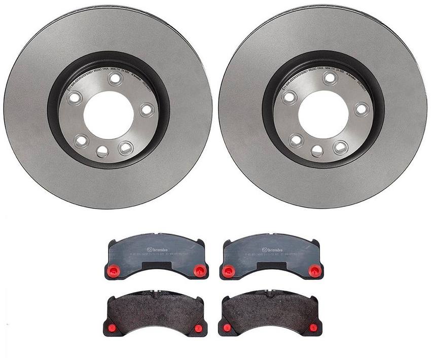 VW Brakes Kit – Brembo Pads and Rotors Front (360mm) (Low-Met) 7P0698151C – Brembo 4028464KIT