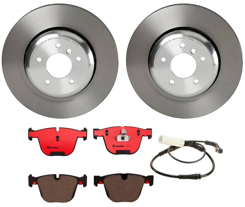 BMW Brembo Brake Kit – Pads and Rotors Rear (345mm) (Ceramic) 34216857117 – Brembo 4032009KIT