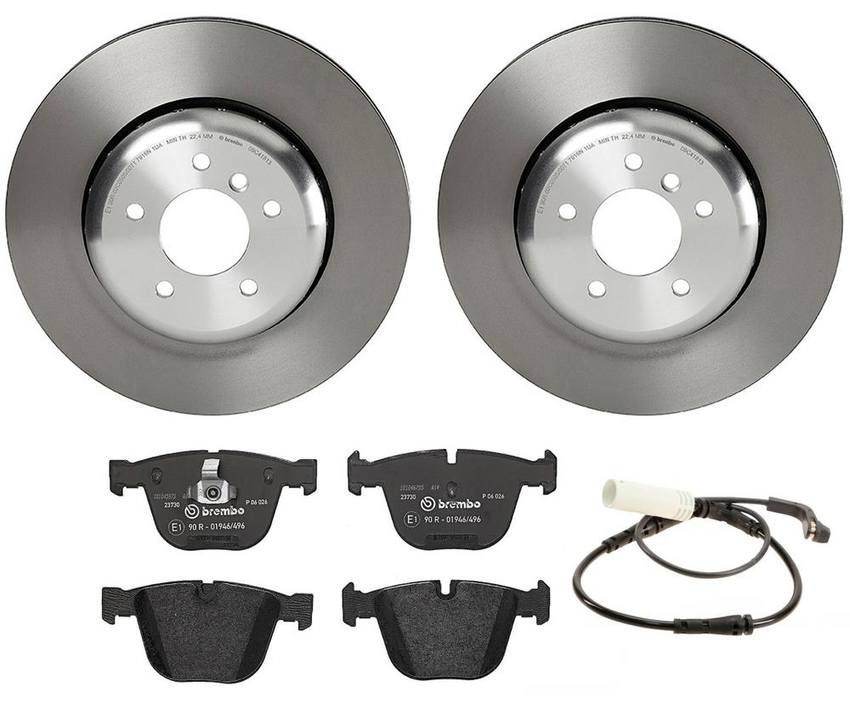 BMW Brembo Brake Kit – Pads and Rotors Rear (345mm) (Low-Met) 34216857117 – Brembo 4032011KIT