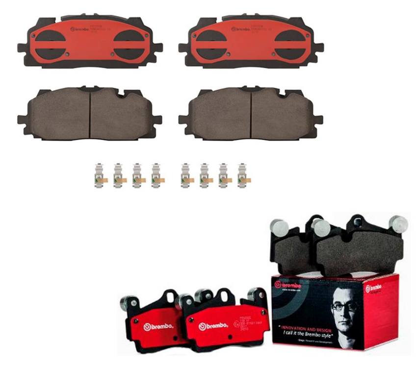 Audi Brembo Brake Kit – Pads Front and Rear(Ceramic) 8W0698451R – Brembo 4032013KIT