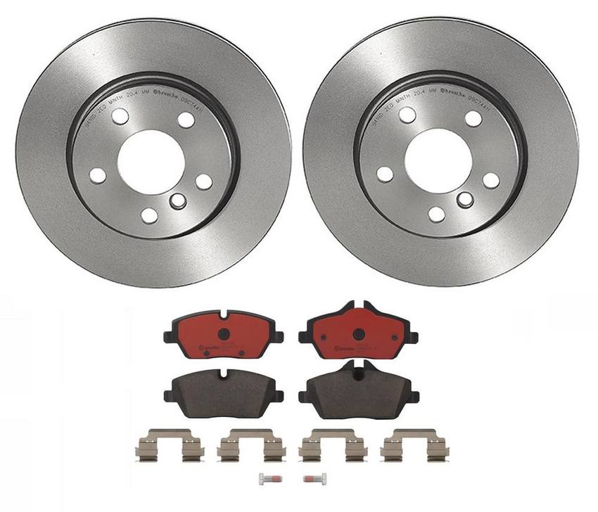 Mini Brakes Kit – Brembo Pads and Rotors Front (280mm) (Ceramic) 34116866295 – Brembo 4032014KIT