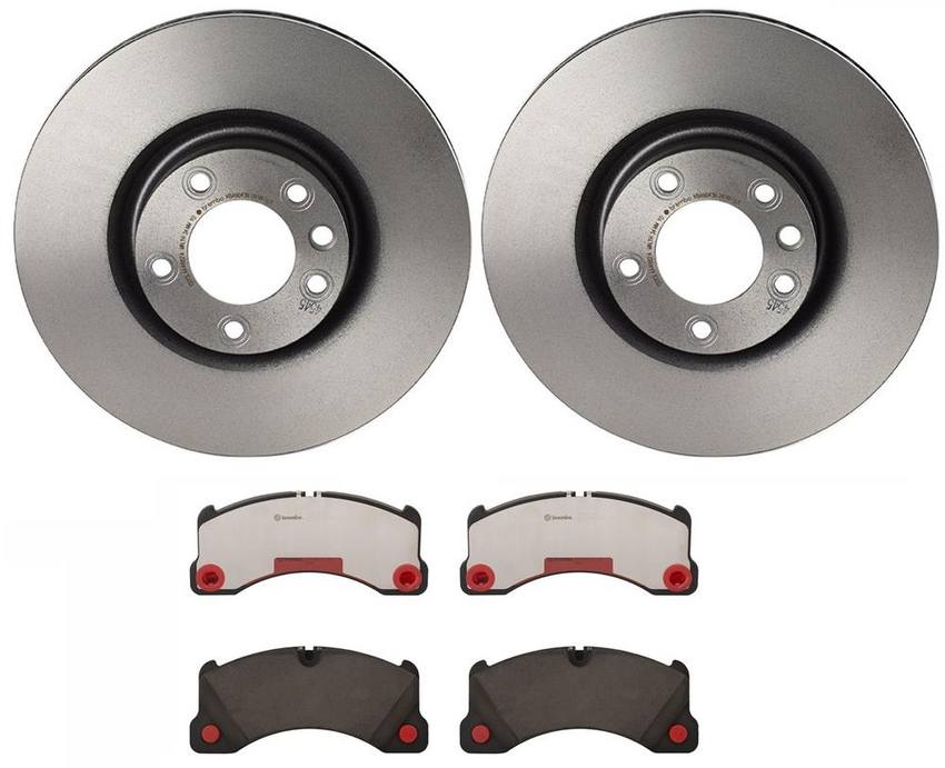 Brembo Brake Pads and Rotors Kit – Front (368mm) (Ceramic)