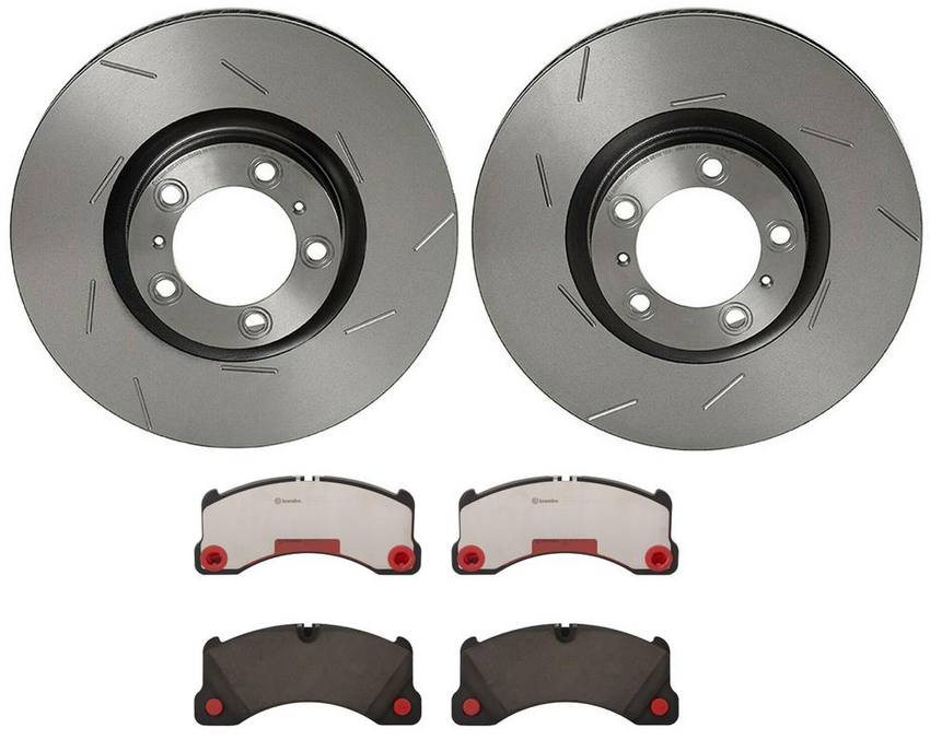 Porsche Brembo Brakes Kit – Pads and Rotors Front (360mm) (Ceramic) 95535193970 – Brembo 4032018KIT