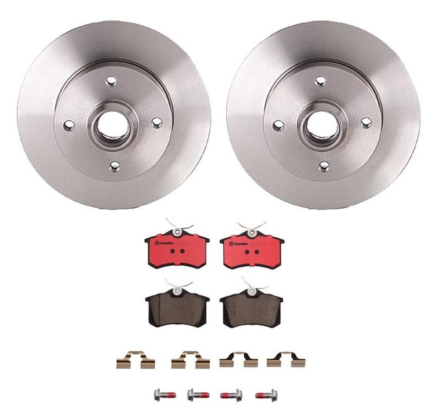 VW Brembo Brakes Kit – Pads and Rotors Rear (226mm) (Ceramic) 8E0698451L – Brembo 4032024KIT