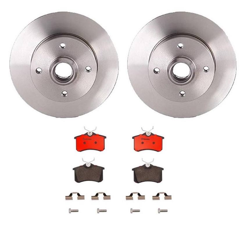 VW Brembo Brakes Kit – Pads and Rotors Rear (226mm) (Ceramic) 6N0615601 – Brembo 4032036KIT