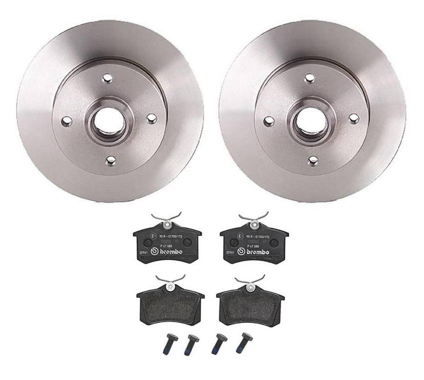 VW Brembo Brakes Kit – Pads and Rotors Rear (226mm) (Low-Met) 6N0615601 – Brembo 4032039KIT