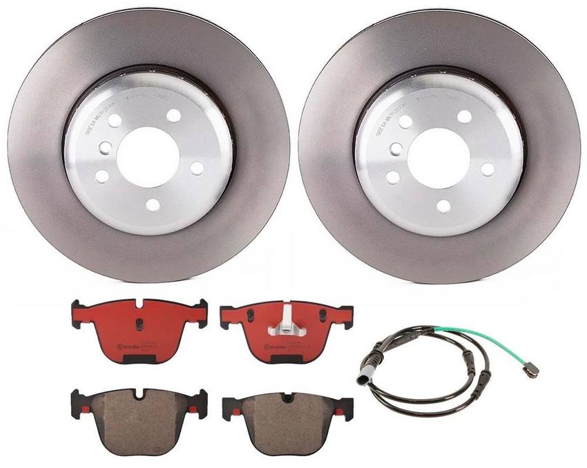 Brembo Brakes Kit – Pads and Rotors Rear (345mm) (Ceramic)