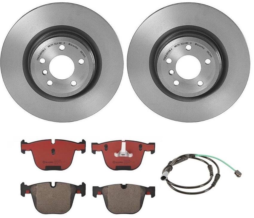 Brembo Brakes Kit – Pads and Rotors Rear (370mm) (Ceramic)