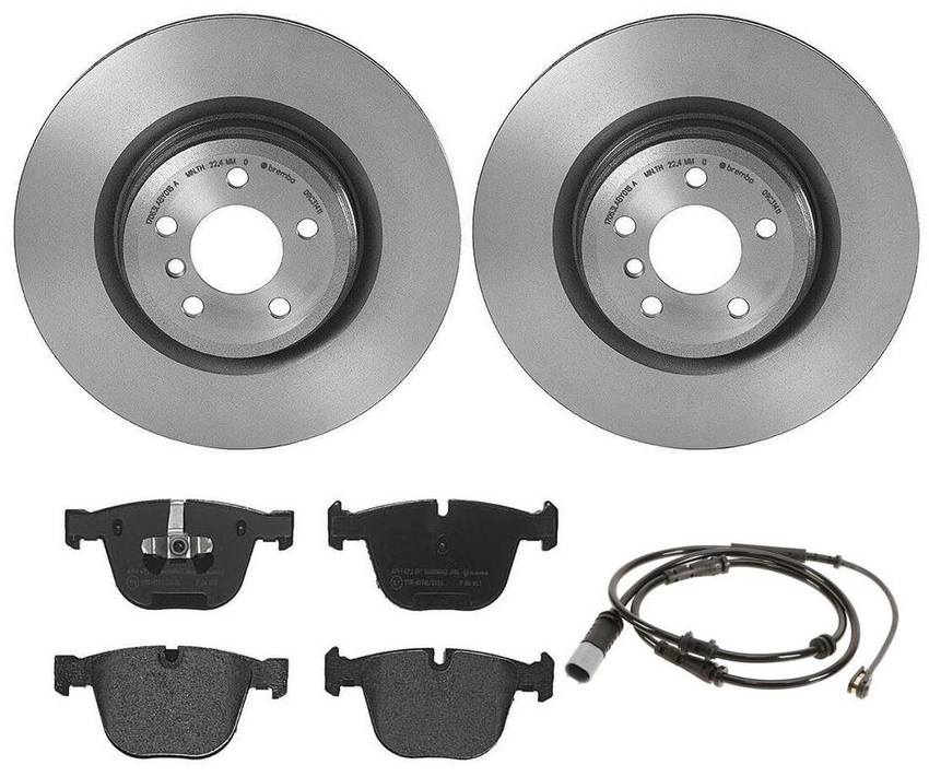 BMW Brembo Brake Kit – Pads and Rotors Rear (370mm) (Low-Met) 34356791960 – Brembo 4036093KIT