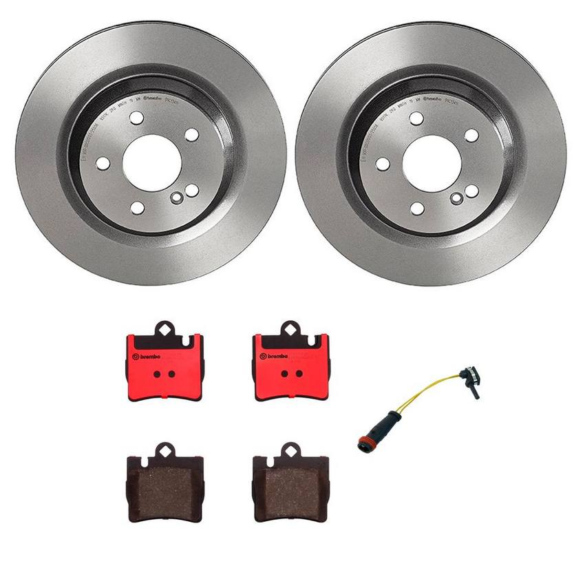 Mercedes Brembo Brakes Kit – Pads and Rotors Rear (315mm) (Ceramic) 220423031264 – Brembo 4036121KIT