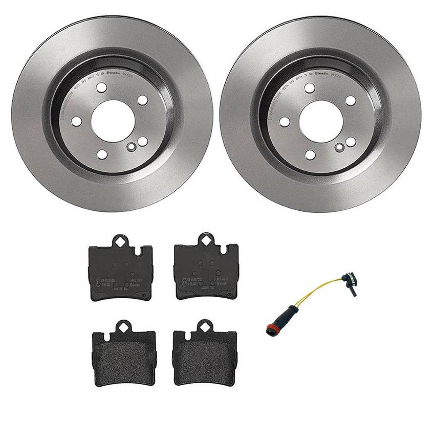 Mercedes Brembo Brakes Kit – Pads and Rotors Rear (315mm) (Low-Met) 220423031264 – Brembo 4038635KIT