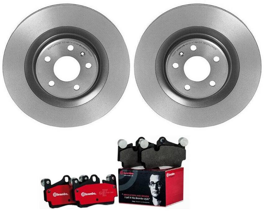 Audi Brembo Brake Kit – Pads and Rotors Rear (330mm) (Ceramic) 8W0698451R – Brembo 4038781KIT